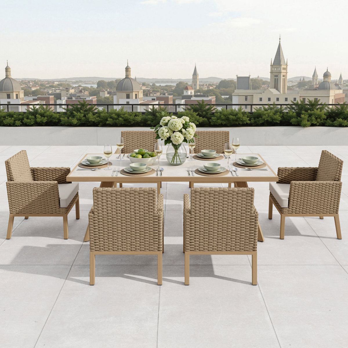 Niko Heritage 7-piece Patio Dining Set