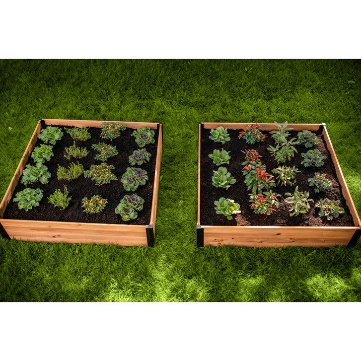 Mezza 4 ft. x 4 ft. Garden Bed, 2-pack