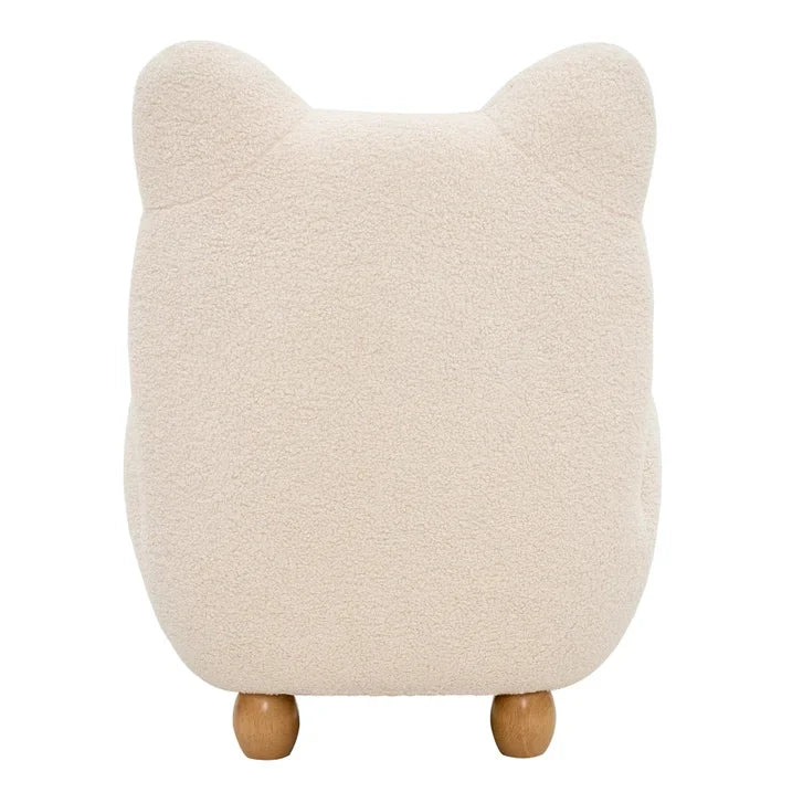 Chloe Juvenile Fabric Armchair, Cream