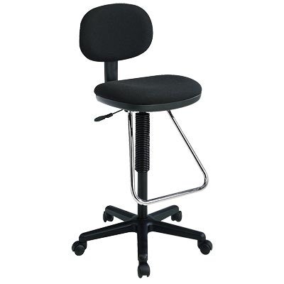 Maxim Drafting Office Chair with Chrome Footrest