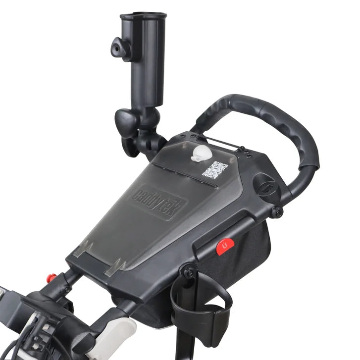Caddytek - Auto fold/unfold Compact 3 Wheel Golf Push Cart with Cooler Bag