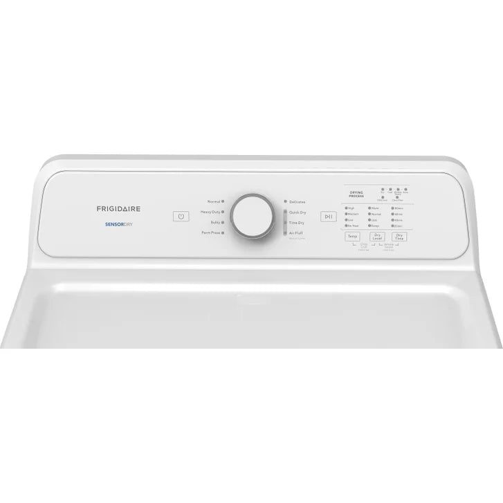 Frigidaire 27 in. 7.0 cu ft. White Electric Dryer with Sensor Dry Technology