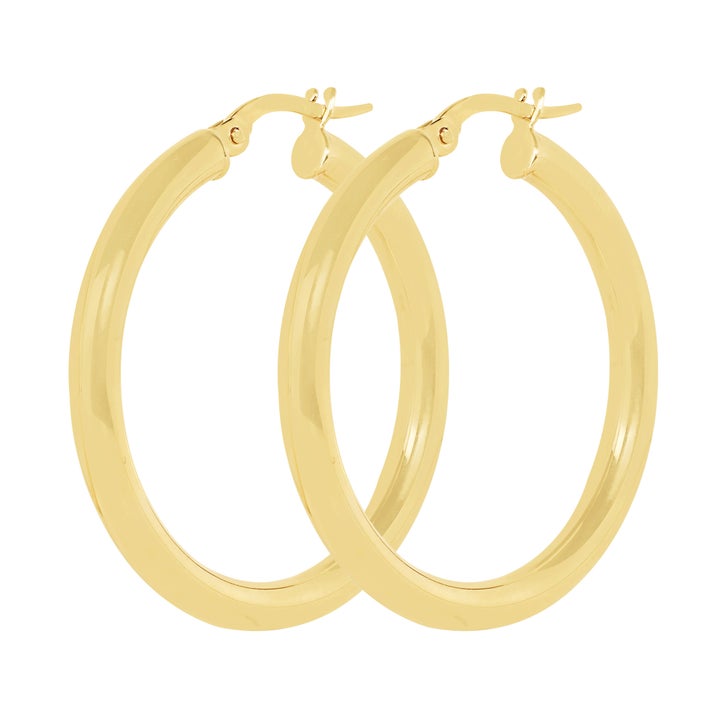 High Polish Hoop Earrings