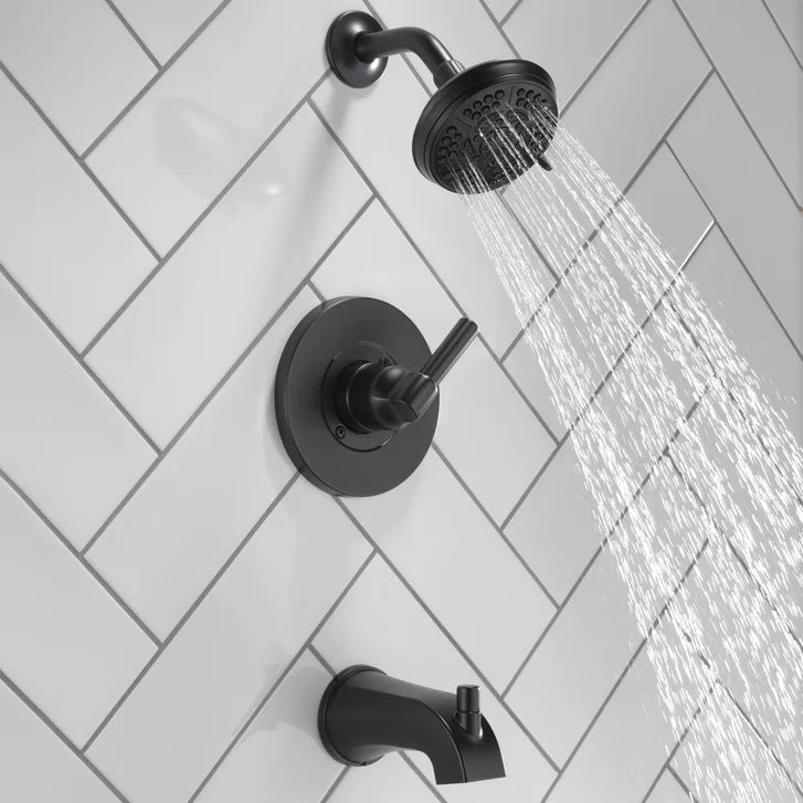 Delta Becker Monitor 14 Series Single Handle Tub and Shower Faucet