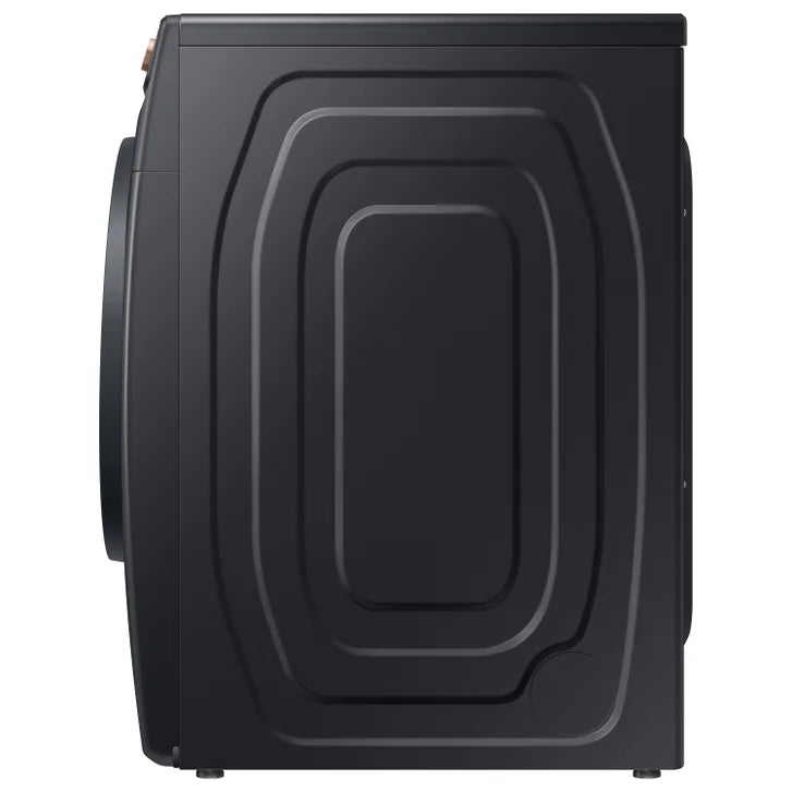 Samsung 27 in. 7.5 cu ft. Black Stainless Steel Electric Dryer with Steam Sanitize Option