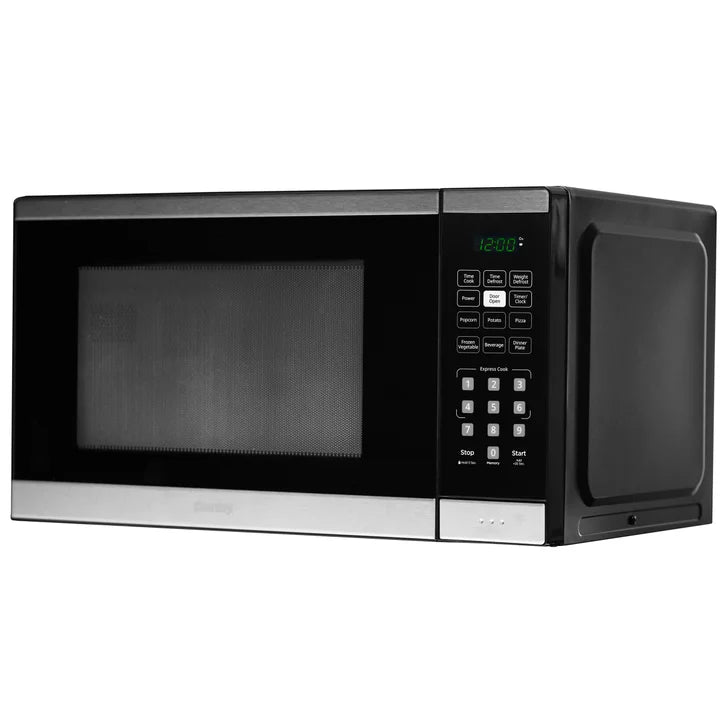 Danby 1.1 cu.ft. Countertop Microwave - Black and Stainless Steel