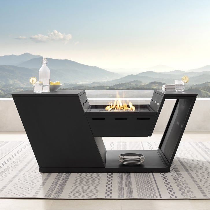 Aberdeen 3-piece Patio Conversation Set with Fire Table