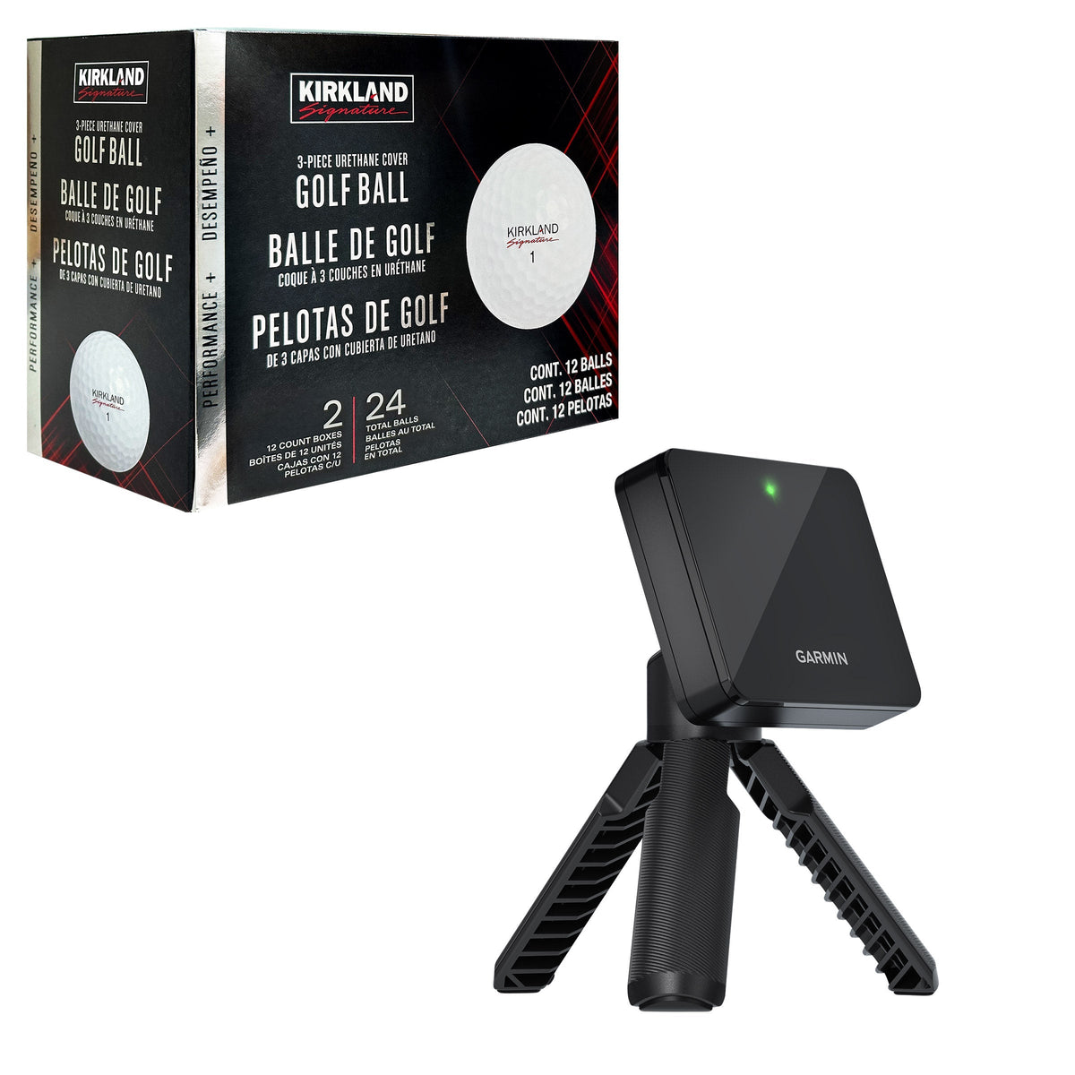 Garmin Approach R10 Portable Golf Launch Monitor with 24 Golf Balls