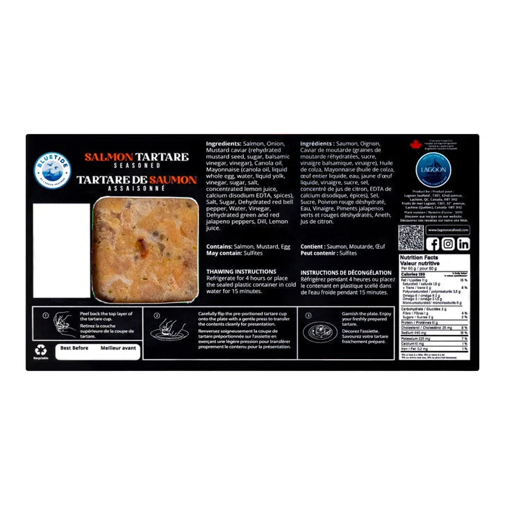 Blue Tide Tuna and Salmon Tartare Bundle, 16 × 120 g