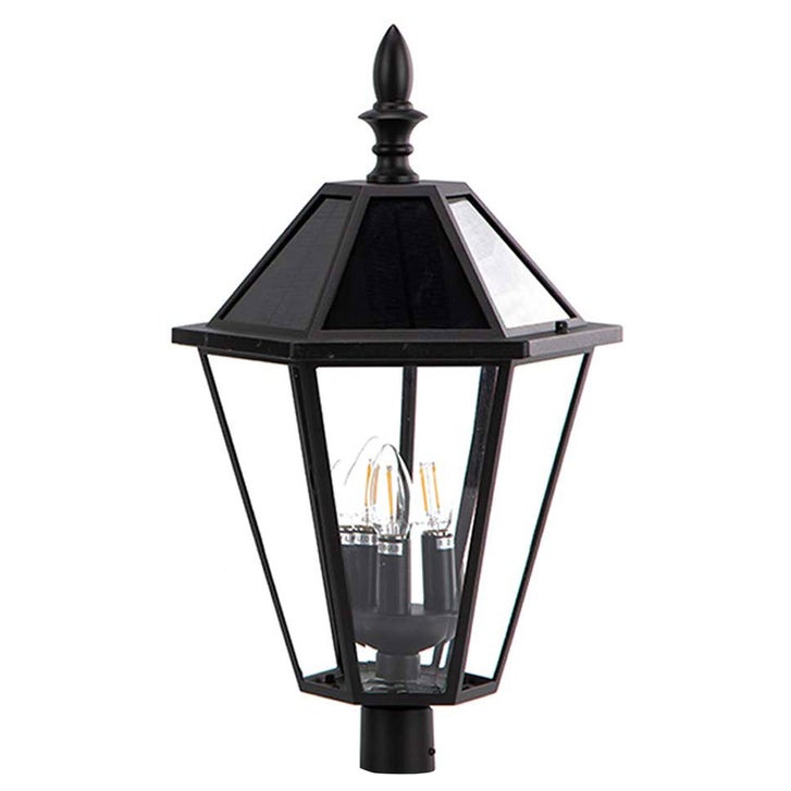 Lutec Outdoor LED Solar Post Light