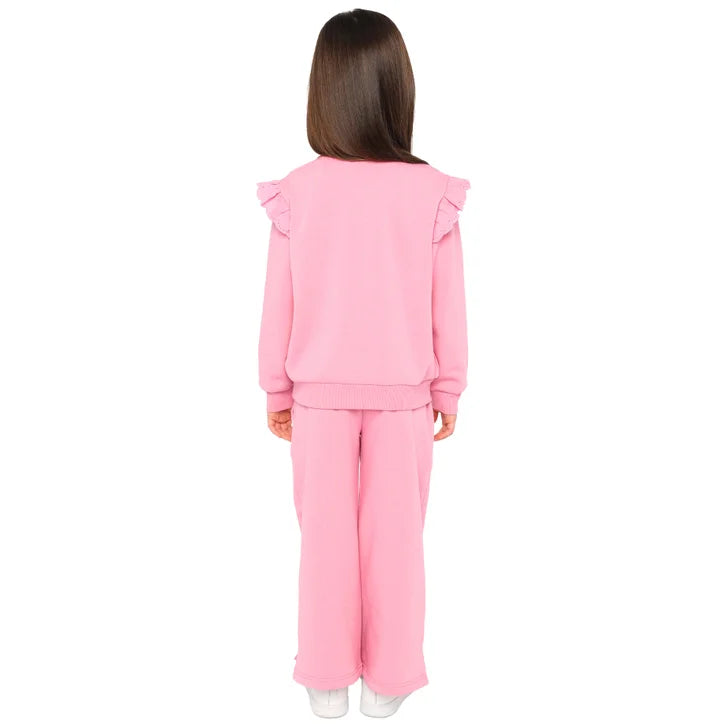Pekkle Boys' and Girls' Cozy Fuzzy Fleece 2-piece Sweatshirt and Pants Set