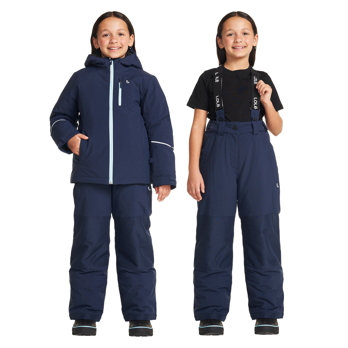 Lolë Boys' and Girls' 2-Piece Winter Snowsuit – Water-Repellent & Wind-Resistant