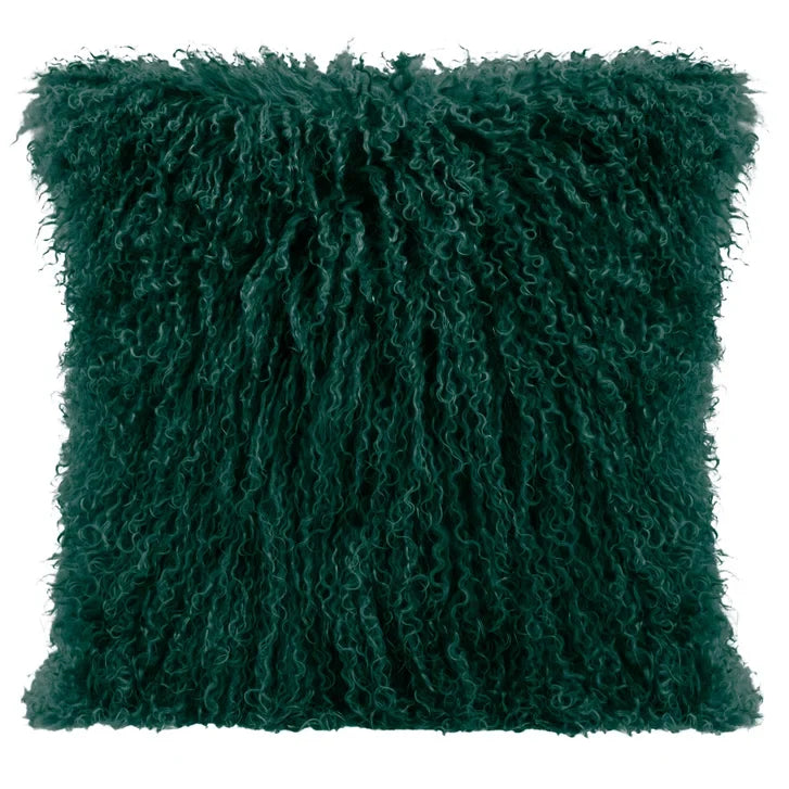 Mongolian Sheepskin Decorative Cushion