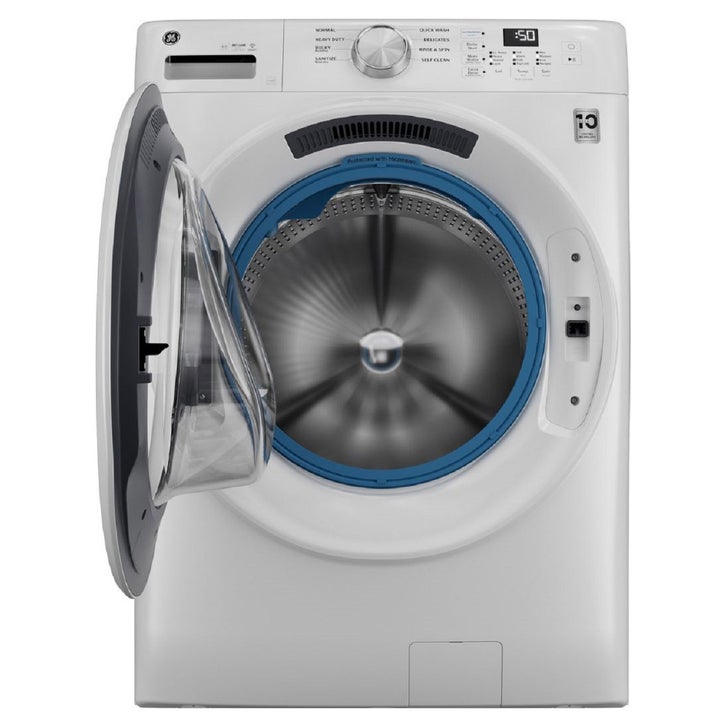 GE 28 in. 5.3 cu ft. IEC White Front Load Washer with UltraFresh Vent System
