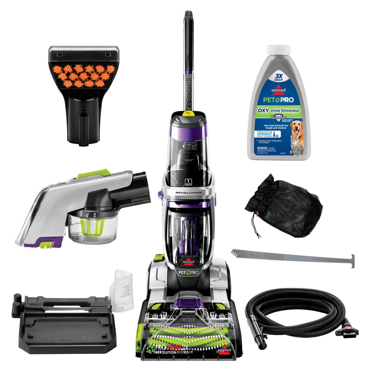 Bissell ProHeat 2X Revolution Pet Pro Plus Carpet & Upholstery Cleaner