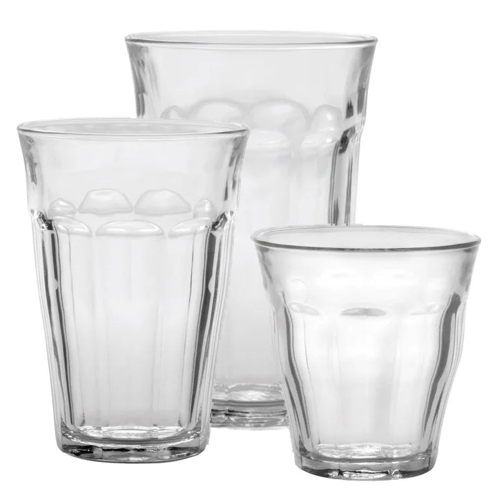 Duralex Picardie Made In France Drinkware Set, 18 pieces