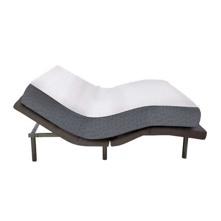 Ghostbed by Nature's Sleep 28 cm (11 in.) Gel Memory Foam Mattress with Adjustable Base