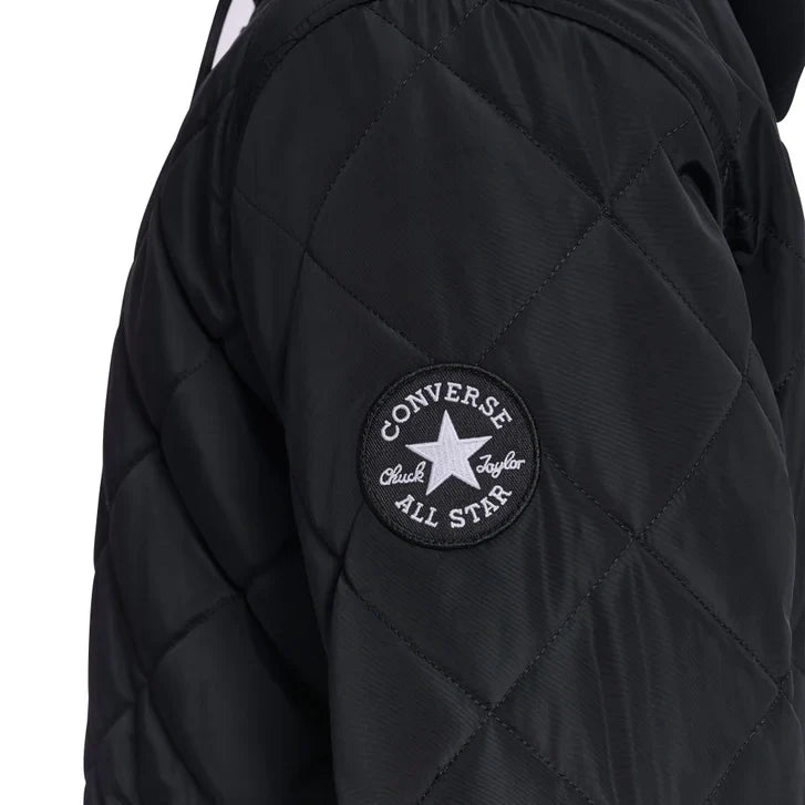 Converse Men's Hooded Quilted Bomber Jacket