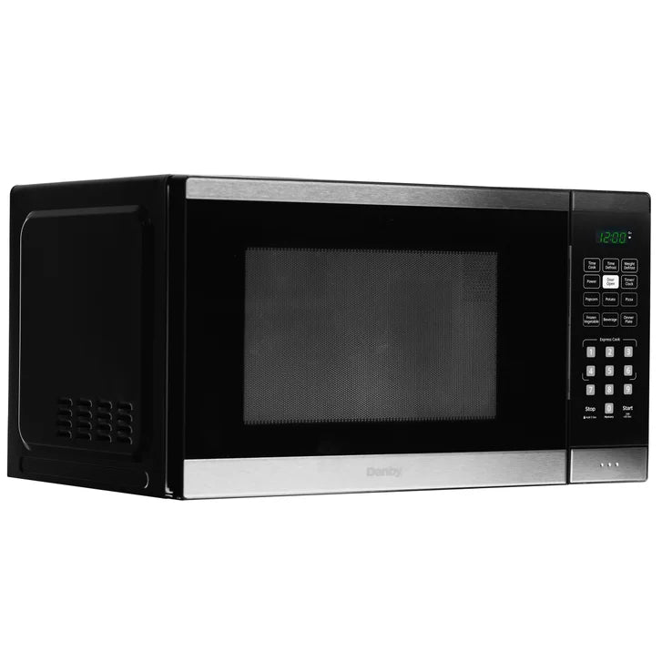 Danby 1.1 cu.ft. Countertop Microwave - Black and Stainless Steel