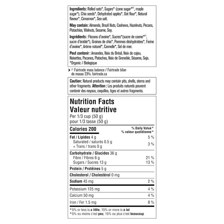 Prana Overnight Chia Oats, 2 × 800 g