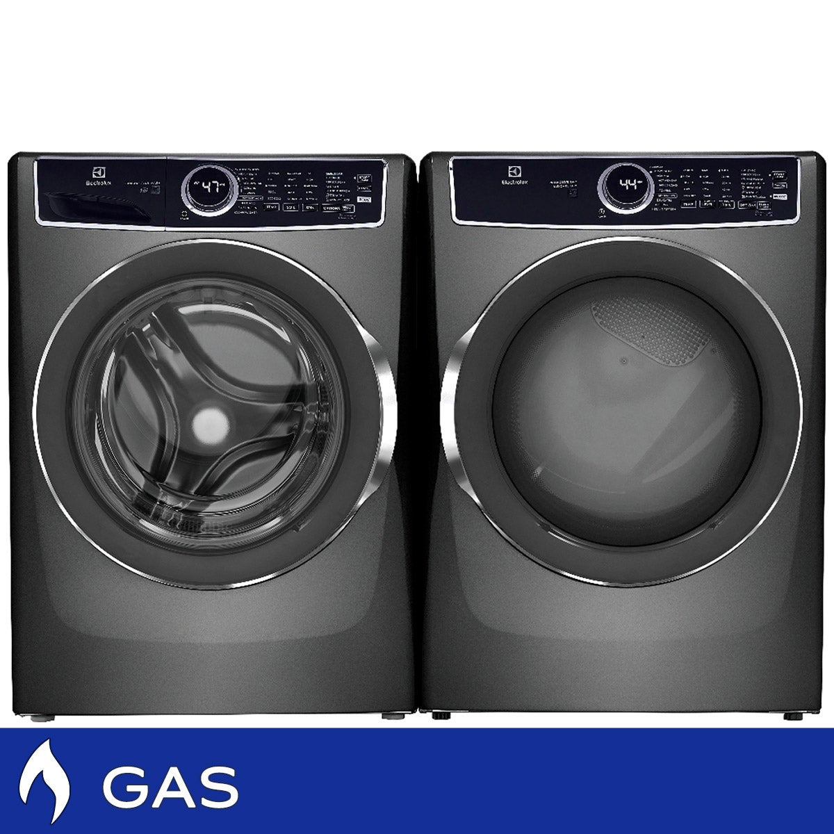 Electrolux 5 Series Laundry Bundle 5.2 cu ft. Front Load Washer and 8.0 cu ft. Gas Dryer