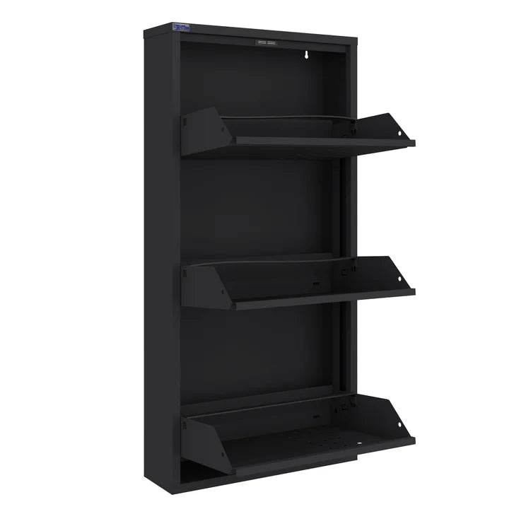 CEHA AYK 3-Door Metal Shoe Cabinet with Front Ventilation