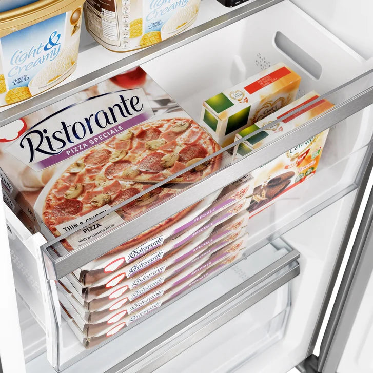 Forno Maderno 60 in 27.6 cu ft Side by Side Refrigeration Pair with Convertible Refrigerator and Freezer and 60 in Decorative Trim Kit