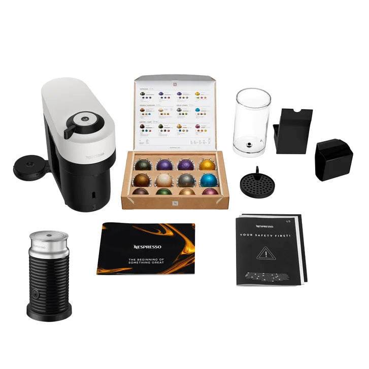 Nespresso Vertuo Pop+ Coffee Pod Machine by Breville with Aeroccino with $25 Nespresso Coffee Credit