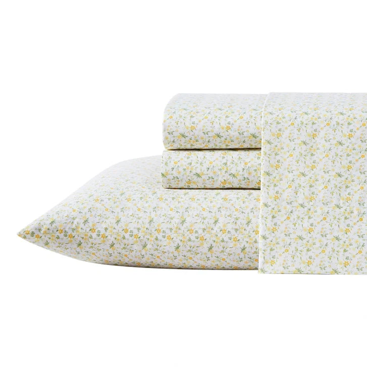 Laura Ashley - Cotton Percale Sheet Set