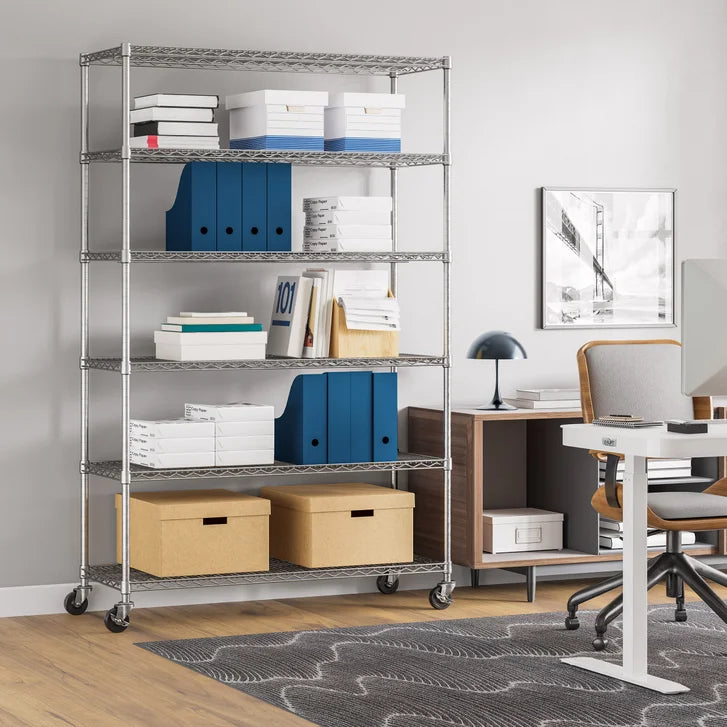Seville Classics 6 Tier NSF Steel Wire Shelving Rack