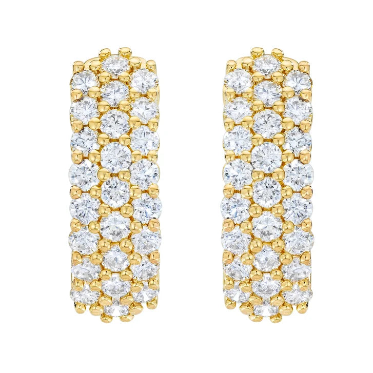 Round Brilliant Diamond Hoop Earrings (0.50 ctw)