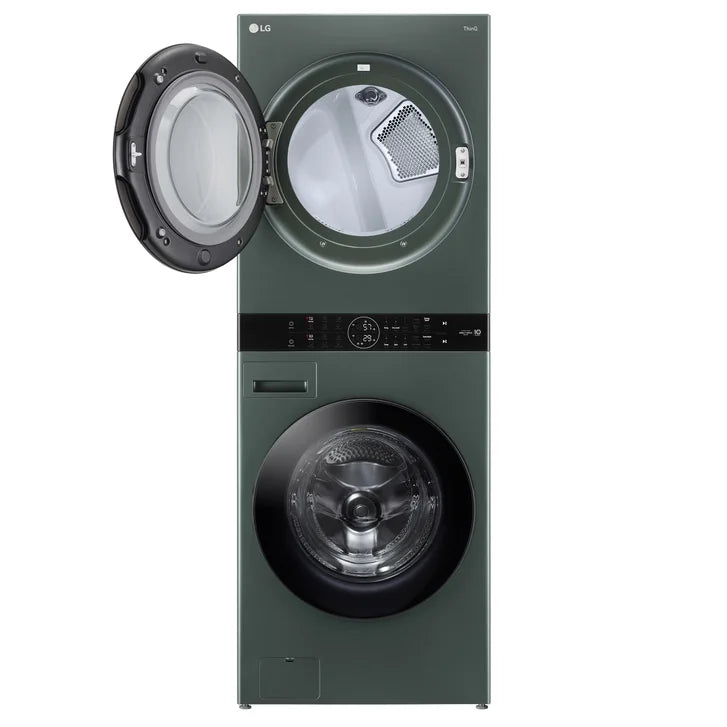 LG Single Unit Front Load WashTower with 5.2 cu ft. Steam Washer and 7.4 cu ft. Electric Steam Dryer
