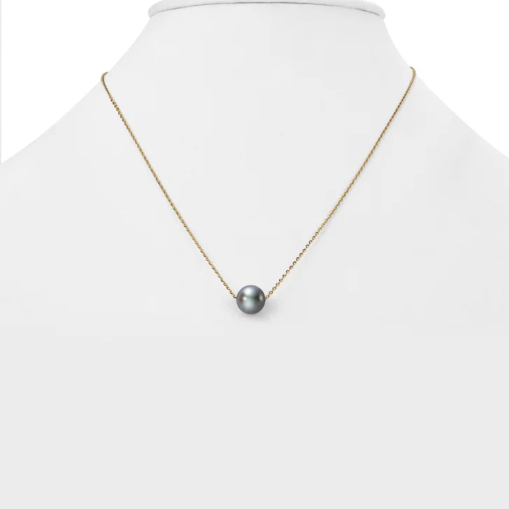 9.5 – 10 mm Cultured Tahitian Pearl Necklace