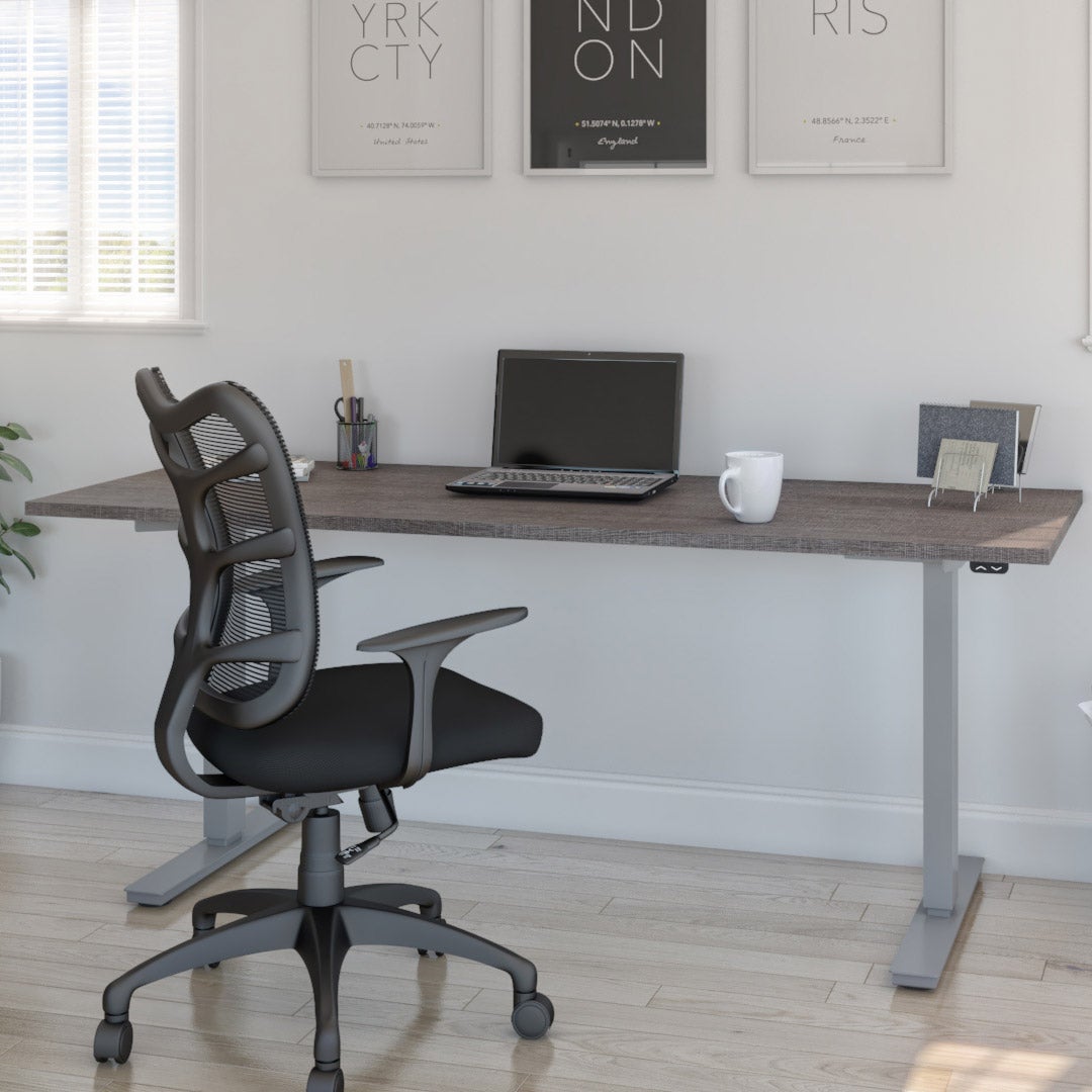 Bestar Upstand 72.4 cm x 182.9 cm (28.5 in. x 72 in.) Height Adjustable Desk