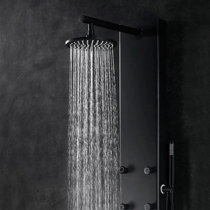 Akuaplus Amelia Pressure Balance Shower Panel with 8 Body Jets
