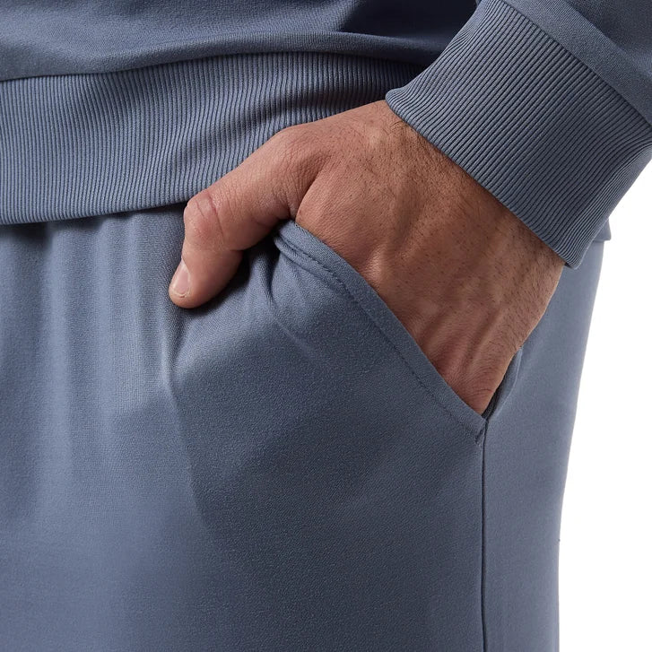 Layer Zero Men's Stretch 2-piece Lounge Set – Long Sleeve & Tapered Pant