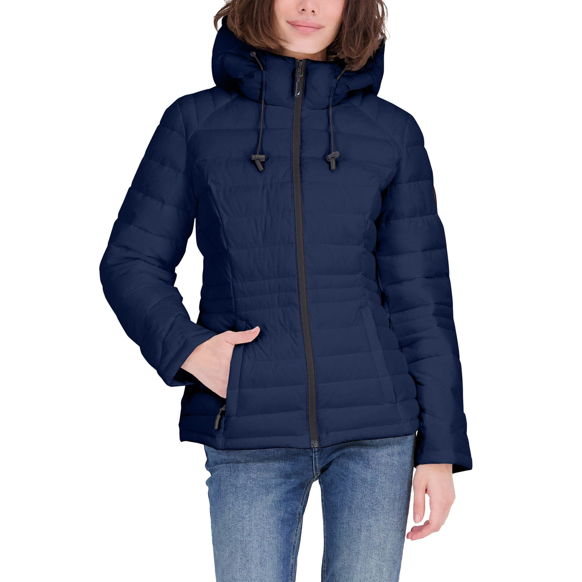 Nautica Womens Short Puffer Jacket