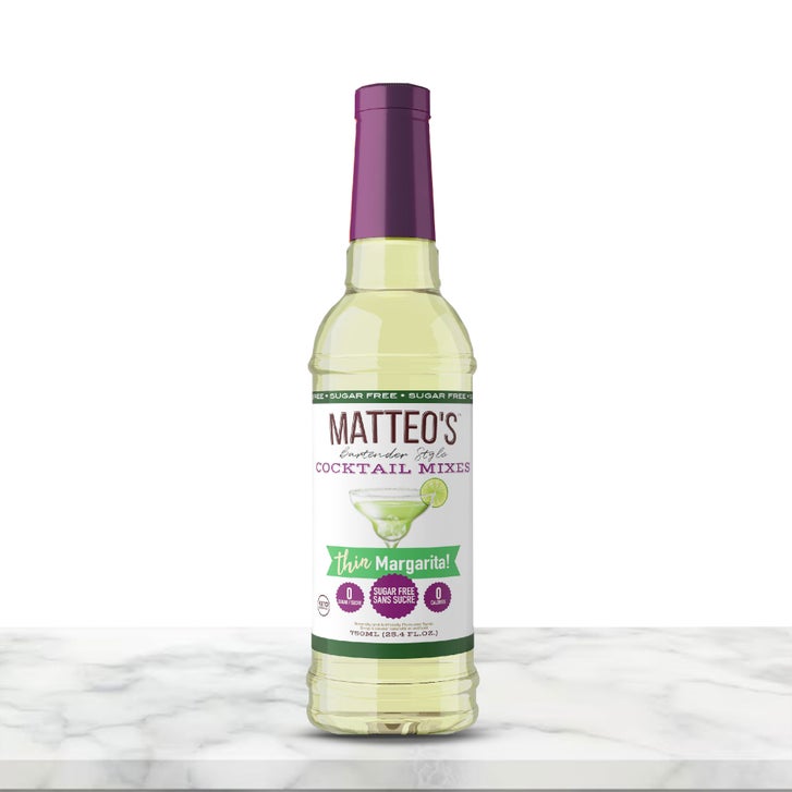 Matteo's Sugar-Free Cocktail Mix Variety Pack, 6 × 750 mL + 1 pump