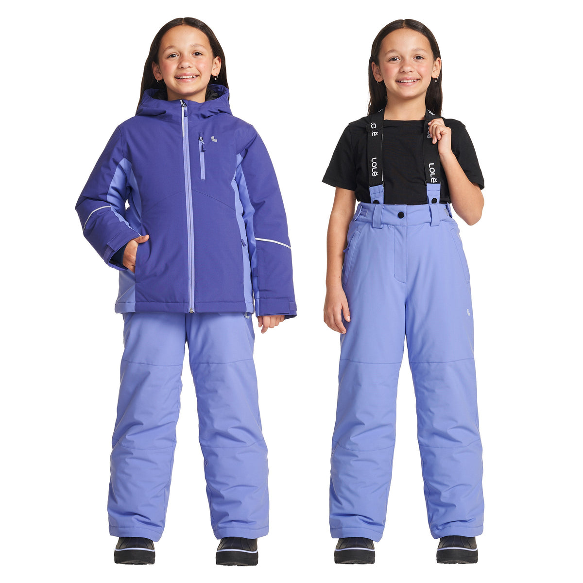 Lolë Boys' and Girls' 2-Piece Winter Snowsuit – Water-Repellent & Wind-Resistant