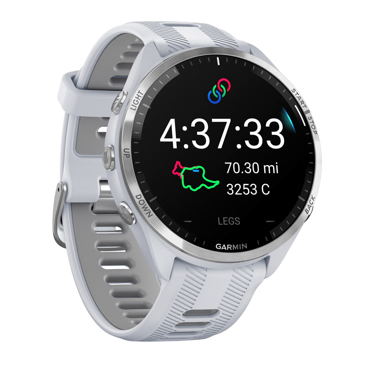 Garmin Forerunner 965 Smartwatch, includes USB-C and USB-A Charging Cables