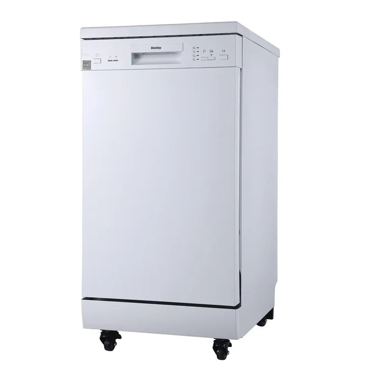 Danby 18 in. White Portable Dishwasher