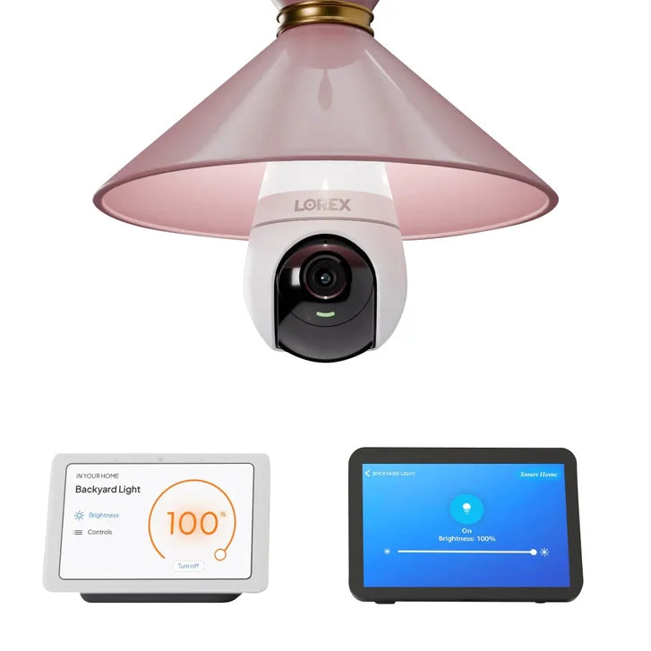 Lorex 2K Wi-Fi Smart Security Camera Lightbulb, 2-pack