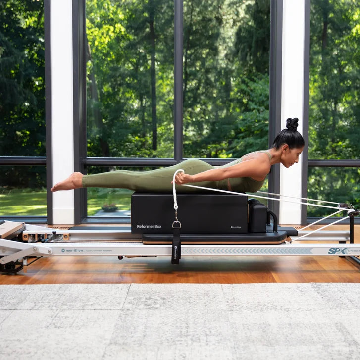 At Home SPX Reformer Package with Vertical Stand and Cardio-Tramp by Merrithew