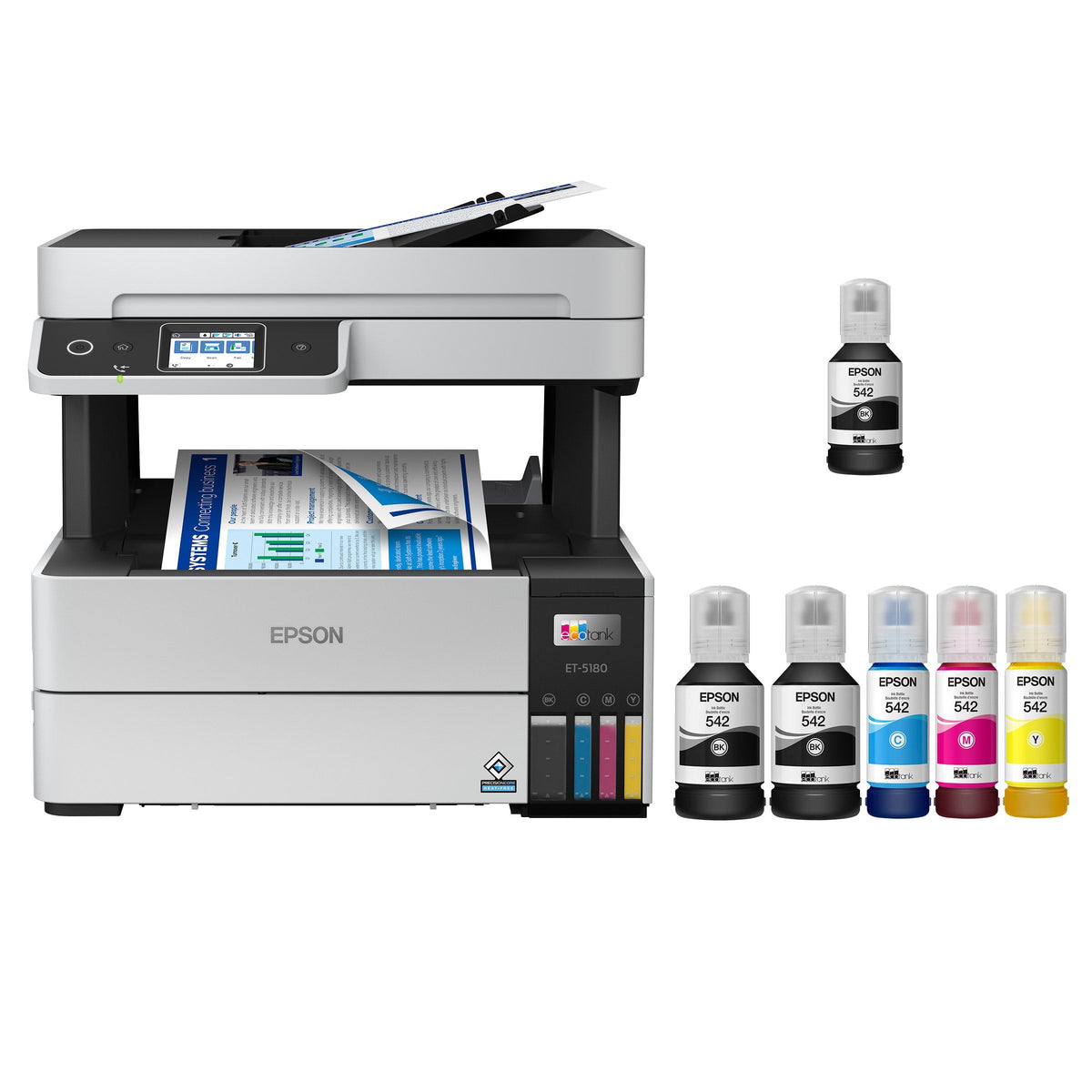 Epson EcoTank Pro ET-5180 SE Wireless All-in-One Colour Supertank Printer with Bonus Black Ink Bottle