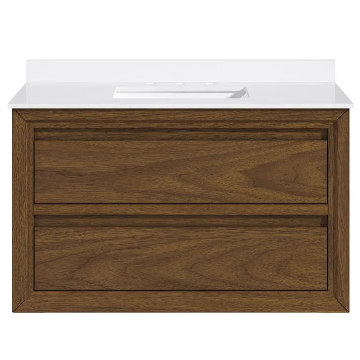 OVE Decors Tino Vanity in Pistachio Finish with Quartz Countertop