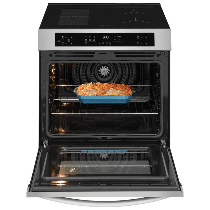 Frigidaire 30 in. 5.3 cu ft. Stainless Steel Freestanding Induction Front Control Range with Air Fry