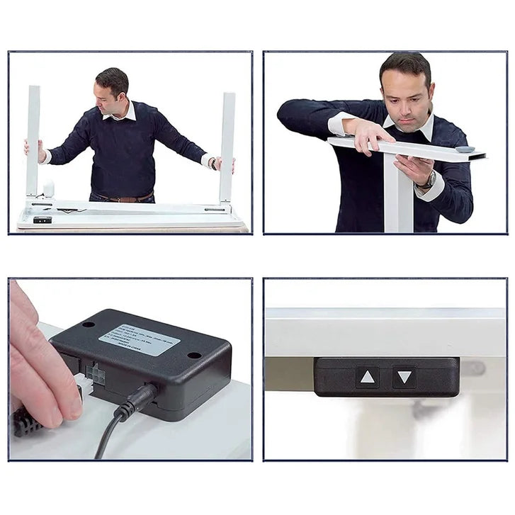 Motionwise 121.9 cm x 61 cm (48 in. x 24 in.) Single Motor Height Adjustable Desk