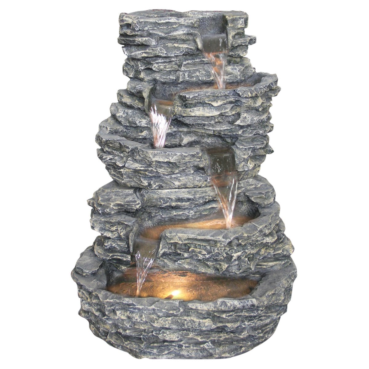 Multi-level Rock Fountain