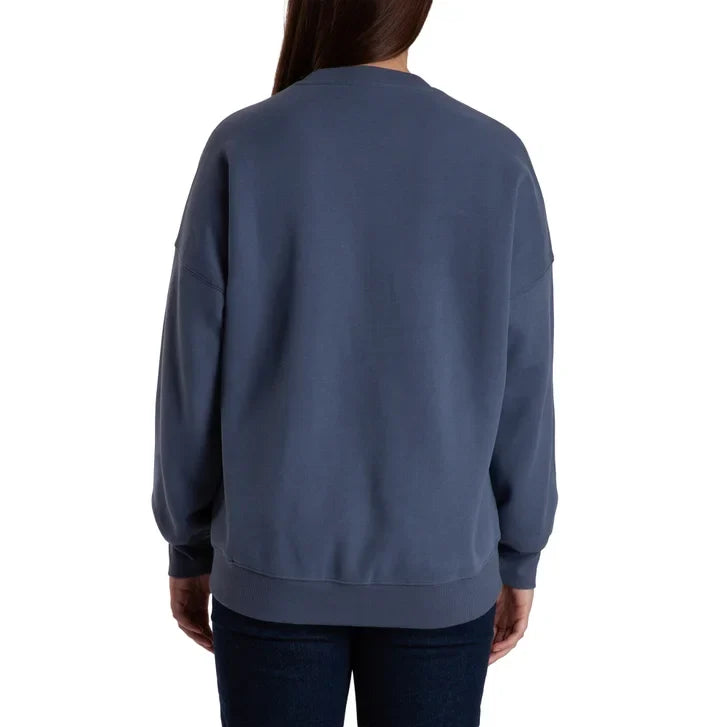 Lazypants Women's Fleece High-low Crewneck Sweatshirt