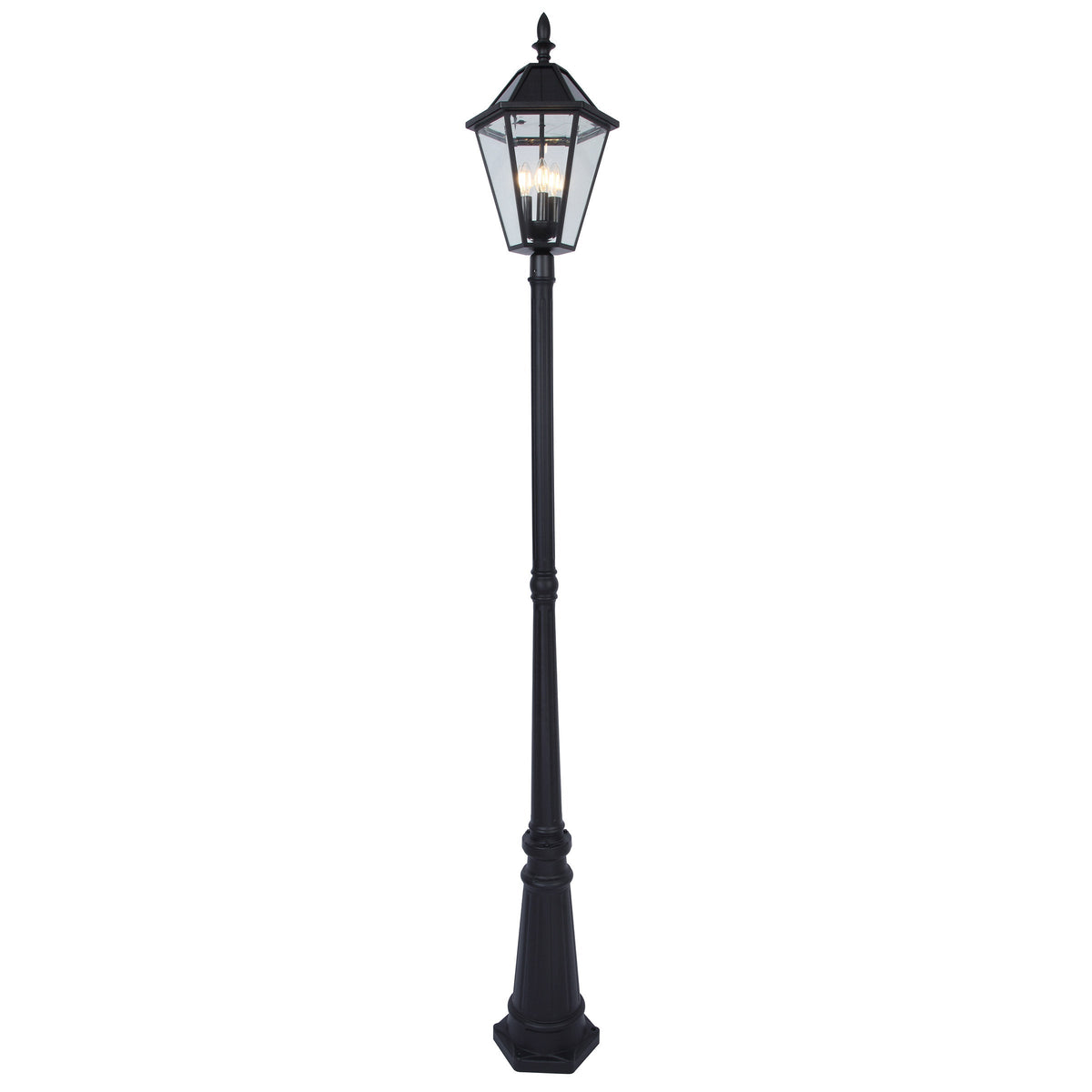 Lutec Outdoor LED Solar Post Light
